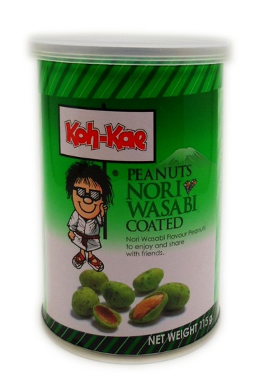 Arachidi ricoperte gusto Wasabi e alghe Nori - Koh Kae 105 g.
